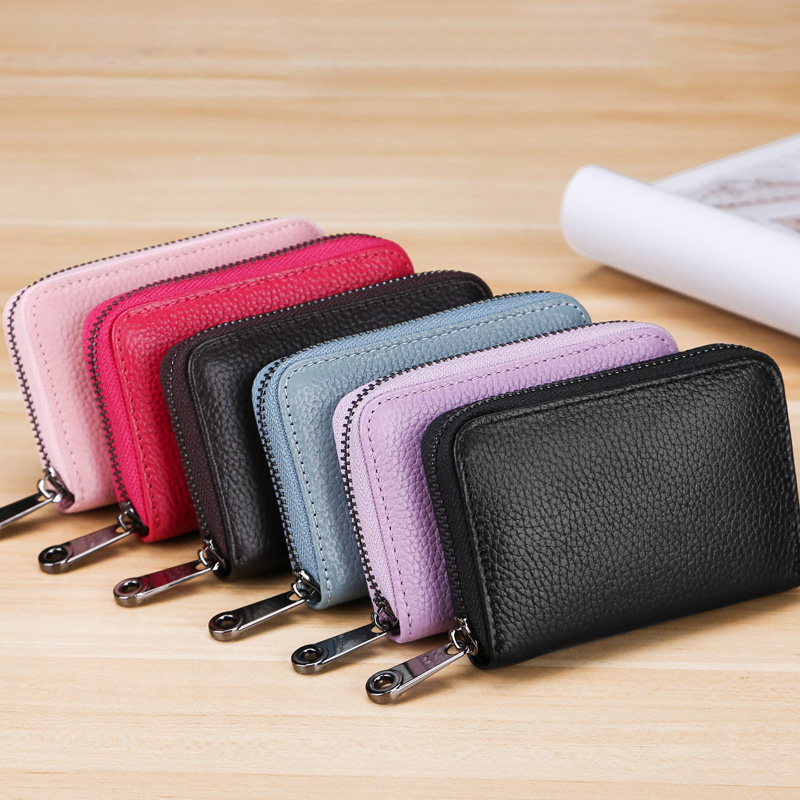 卡包男真皮多卡位证件位 geustos卡包