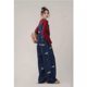Free shipping insurance! Heavy embroidered jeans overalls