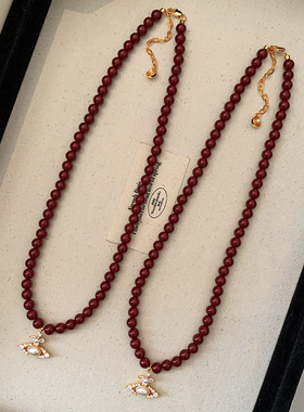 孤雁西太后土星珍珠项链女