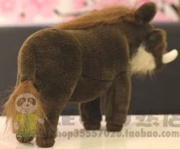 （定做）仿真疣猪warthog毛绒玩具公仔狮子王蓬蓬-图1