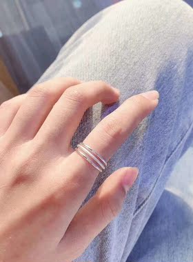 三生三世时尚风恋人戒指送女友