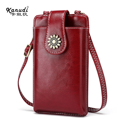 Маленькая сумка для телефона, кожаная небольшая сумка, сумка на одно плечо, мобильный телефон, портативный кошелек