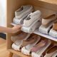 Shoe storage artifact space-saving shoe cabinet storage rack transparent shoe cabinet layer partition folding shoe rack height adjustable