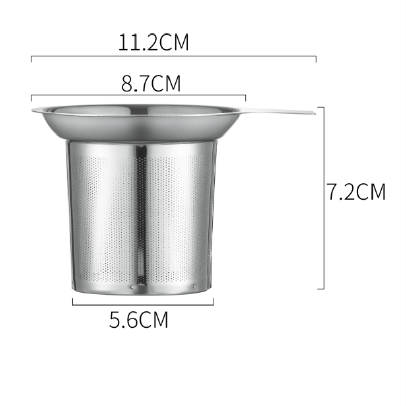 茶漏304不锈钢茶叶过滤器不锈钢过滤网内胆茶叶茶具配件食品级