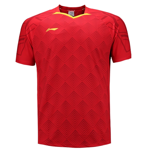 Li Ning, комплект подходит для мужчин и женщин для настольного тенниса, футбольная форма, спортивный костюм, короткий рукав