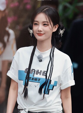 甜酷少女蝴蝶抓夹女后脑勺鲨鱼夹