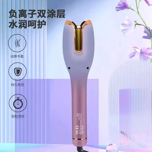 Полно -аутоматическая вьющаяся палка для волос домохозяйство большие катящиеся большие волны, нет травм негативных ионов, электрический ротор ленивый артефакты