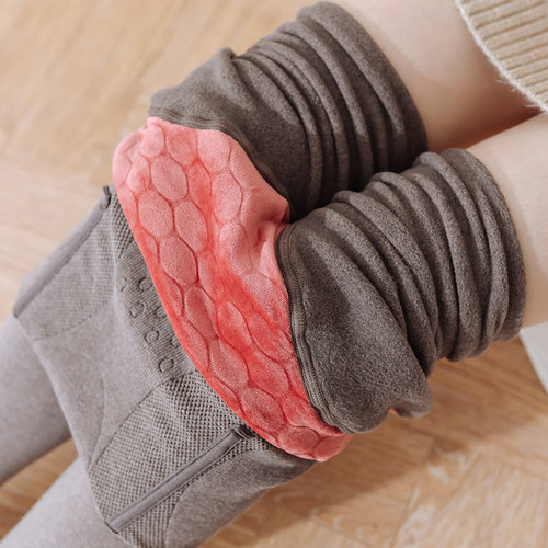 高腰收腹打底裤女胖mm大码200斤不掉档棉裤春秋冬加绒连裤袜2023 - 图2