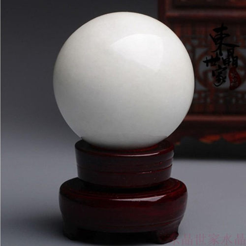 天然汉白玉原石萤石夜明珠夜光石水晶荧光石蓝色发光石头家居饰品 - 图1