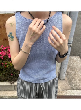 ins风小众高级感纹身贴植物自然系防水持久女生纹身贴