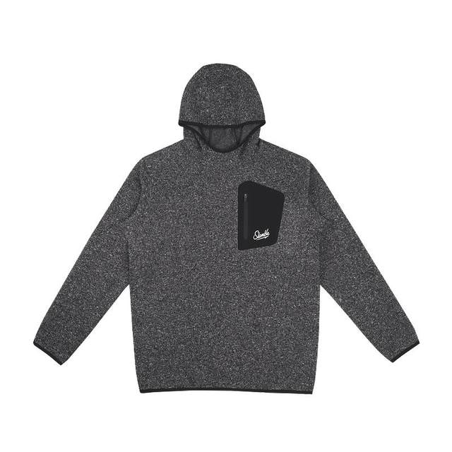 SLAMBLE hooded pullover jacket for men and women casual sports outdoor warm brushed inner tops for spring new style