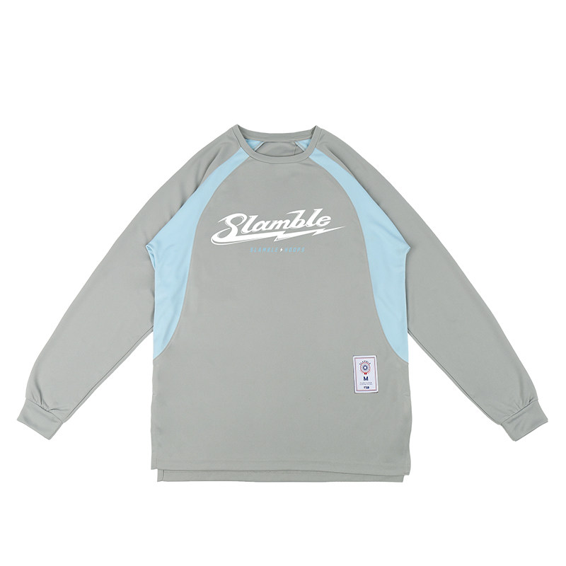 SLAMBLE运动拼色美式长袖t恤男女投篮服速干透气跑步健身排汗秋冬,淘宝优惠券,粉丝福利购,淘宝优惠卷