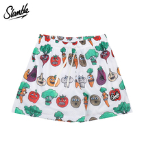 SLAMBLE Summer new cartoon printed full print shorts men and women loose movement speed dry breathable 40% Pants Tide