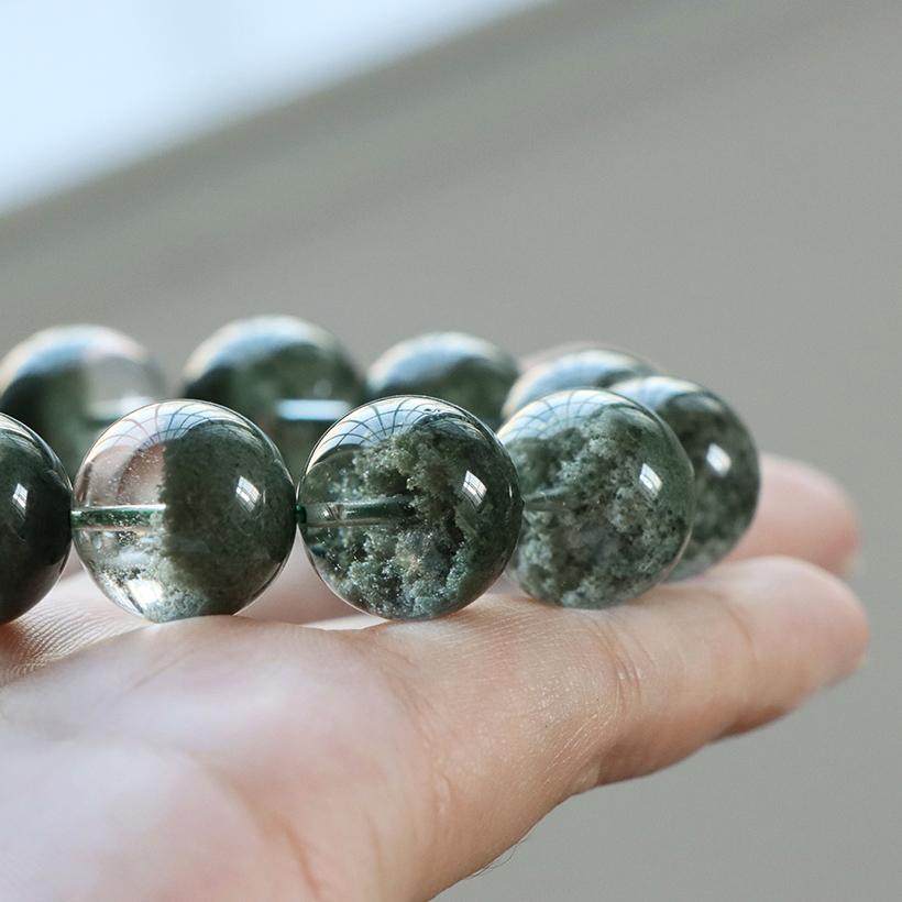 收藏级天然绿幽灵手串聚宝盆巴西千层满天星水晶手链男女款,淘宝优惠券,粉丝福利购,淘宝优惠卷