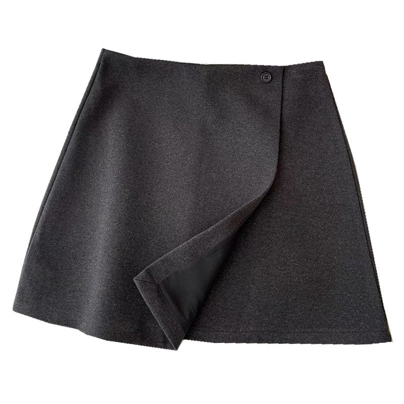 不规则毛呢半身裙女秋冬大码高腰显瘦梨形身材小个子a字包臀短裙,淘宝优惠券,粉丝福利购,淘宝优惠卷