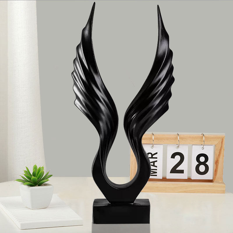 轻奢创意大展宏图天使之翼玄关酒柜摆件现代简约客厅办公室装饰品,淘宝优惠券,粉丝福利购,淘宝优惠卷