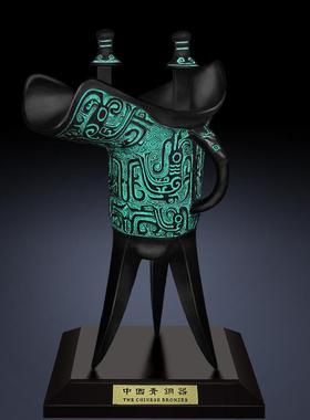 纯铜寓意吉祥青铜器青铜摆件
