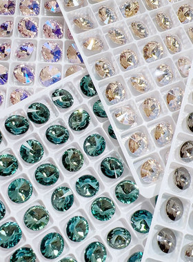 K9高品10X10mm卫星钻尖底钻美甲钻diy饰品配件美甲配件10mm卫星钻