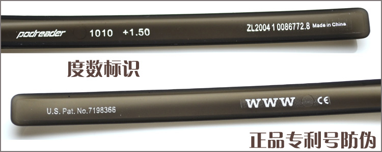 360度旋转老花镜 折叠老花镜 抗疲劳 超轻 便携 www品牌老花眼镜 - 图3