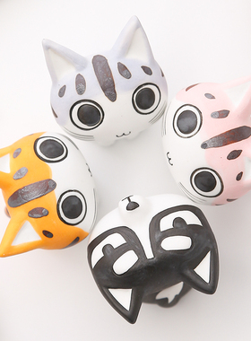 陶瓷小猫纪念可爱风送新人摆件