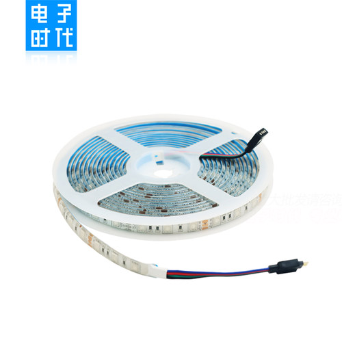 12V伏套管5050七彩RGB灯条户外防水防雨汽车灯带渐变呼吸爆闪氛围 - 图3
