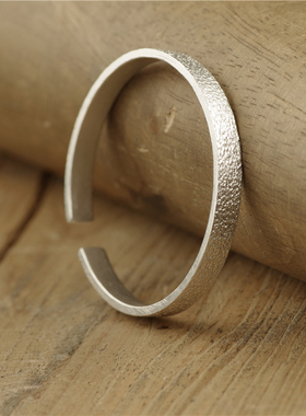 手镯原创s990纹理女友包邮刻字