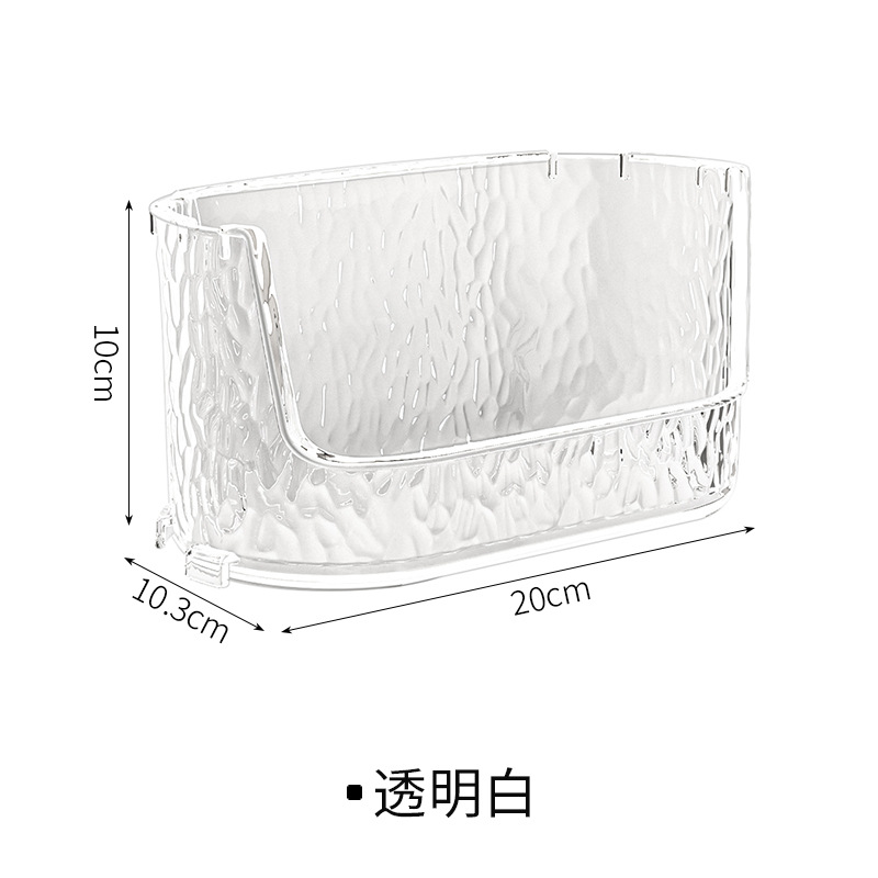 镜柜收纳盒卫生间化妆品口红整理盒子浴室柜桌面亚克力面膜置物架-图3