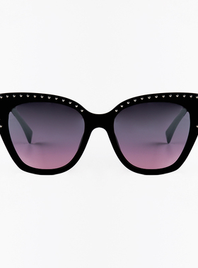 猫眼意大利方框优雅风女士太阳镜