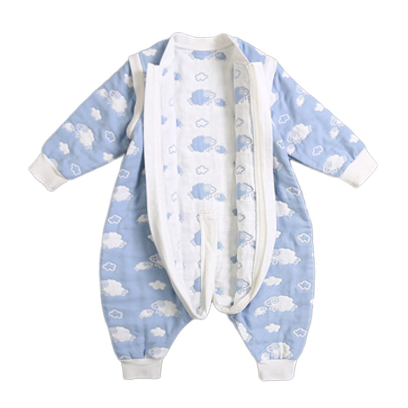 中大童分腿睡袋春秋薄款成人儿童防踢被纯棉六层纱布秋冬供暖四季,淘宝优惠券,粉丝福利购,淘宝优惠卷