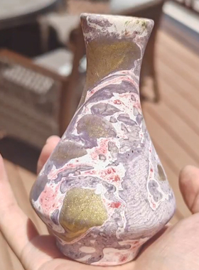漂漆花瓶陶艺素胚手工diy陶瓷瓶