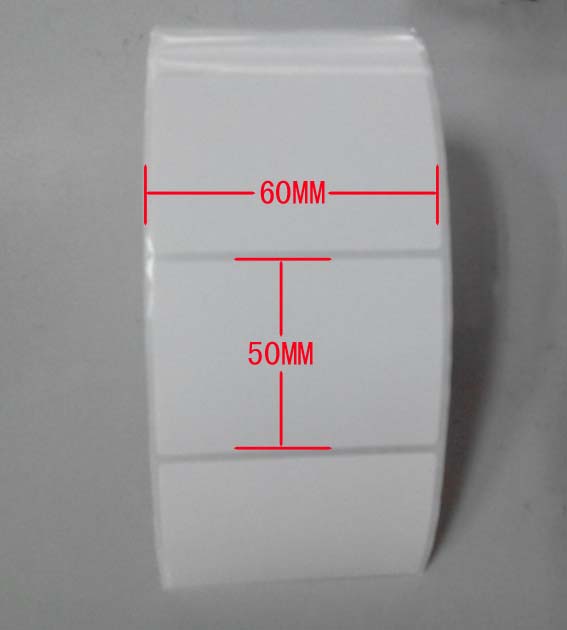 铜版不干胶纸60X50标签纸G530 G500 BP500L RT700I条码贴纸特惠 - 图2