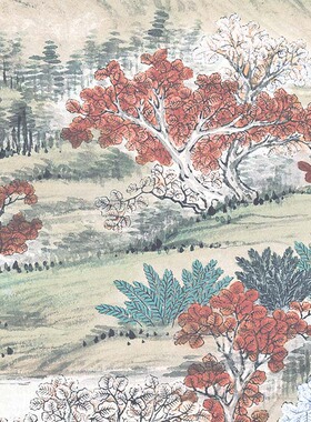 新中式风商务客厅有框玄关装饰画