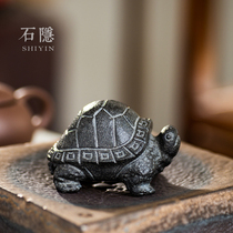 Stone Cryo Gold Stone Uglo Turtle Chameleon tea Swaying Pieces Boutique Tea Ware Accessories can be raised by hand for a chaise tea