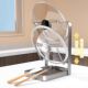 Kitchen pot cover rack pot punch-free shovel holder cutting board multi-functional household countertop multi-layer sitting chopping board rack