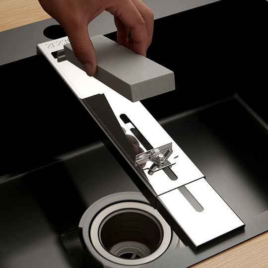 磨刀石固定支架家用菜刀开刃神器厨房水槽固定磨刀架可调节伸缩架