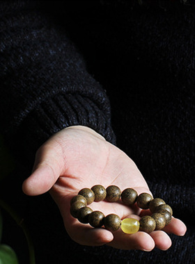 沉香手串男女海南黄花梨定制手工