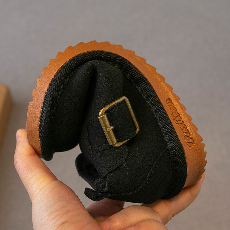 儿童大棉鞋2025冬季新款男童鞋子女童加绒加厚保暖豆豆鞋皮鞋冬鞋,淘宝优惠券,粉丝福利购,淘宝优惠卷