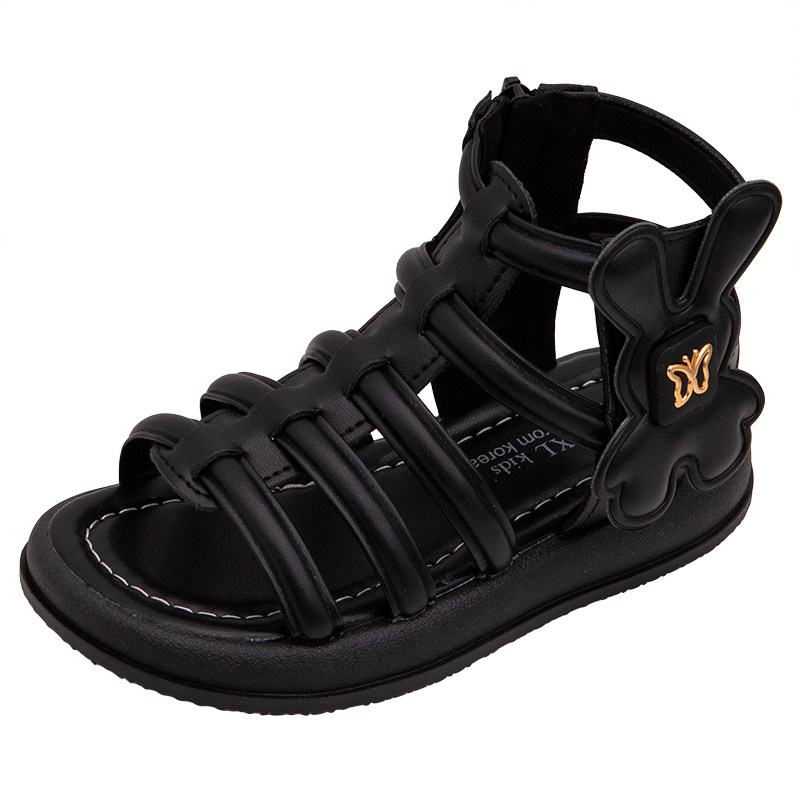 女童凉鞋罗马鞋2024夏季新款儿童鞋子小女孩公主鞋软底防滑中大童,淘宝优惠券,粉丝福利购,淘宝优惠卷