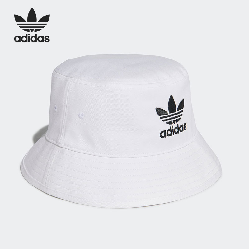 Adidas/阿迪达斯正品 新男女三叶草休闲盆帽运功渔夫帽FQ4641