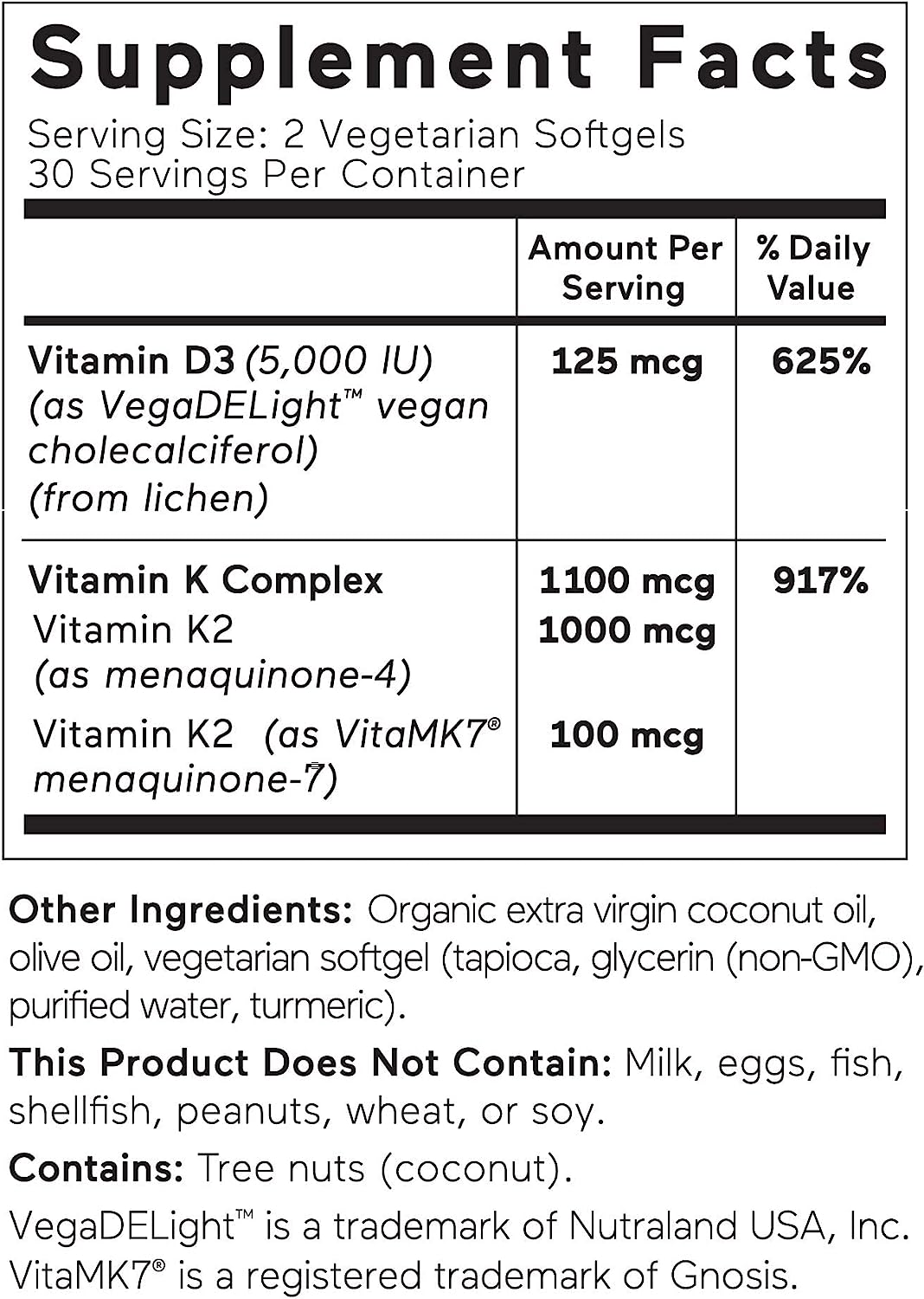 美国代购Plant-Based Vitamin D3 Immune Support with Vegan K2 - 图0