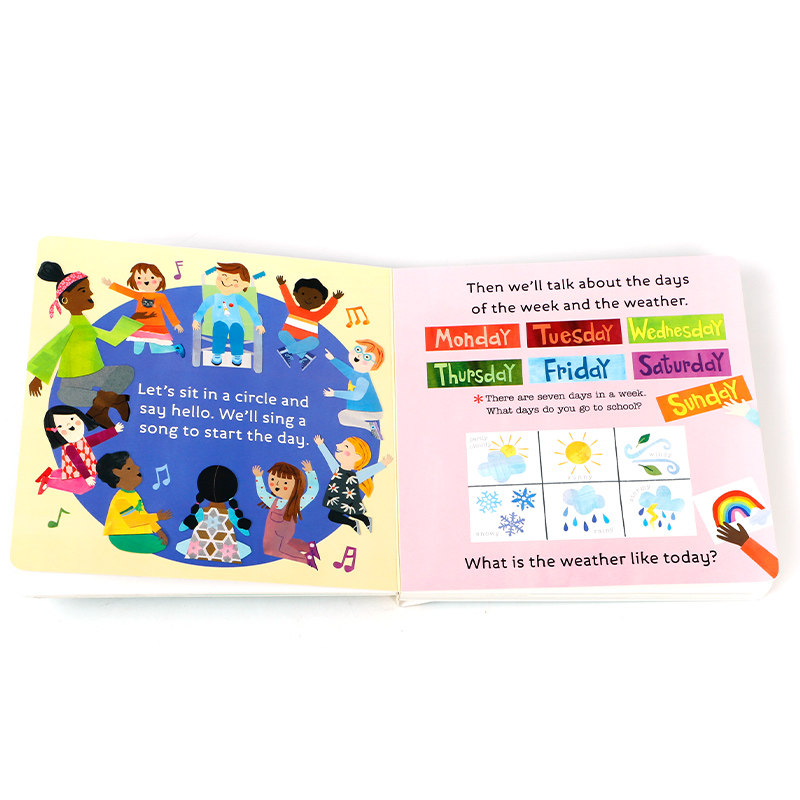 英文原版 Hello, World! School Day 你好,世界 返校日 完美的返校礼物,介绍学校乐趣 儿童宝宝启蒙益智生活体验纸板书