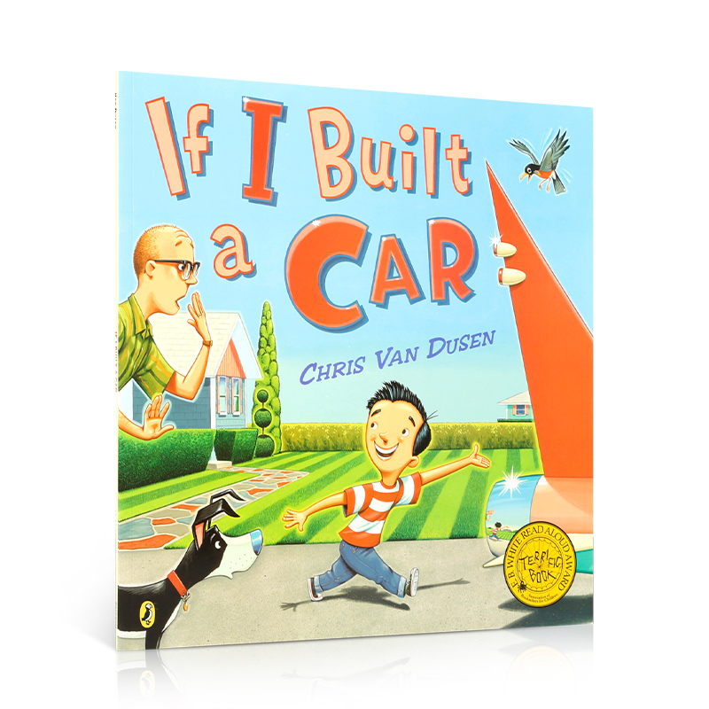 英文原版If I Built a Car(If I Built Series)如果我造一辆车培养想象创造力故事绘本4-8岁儿童宝宝启蒙益智认知图书平装-图3