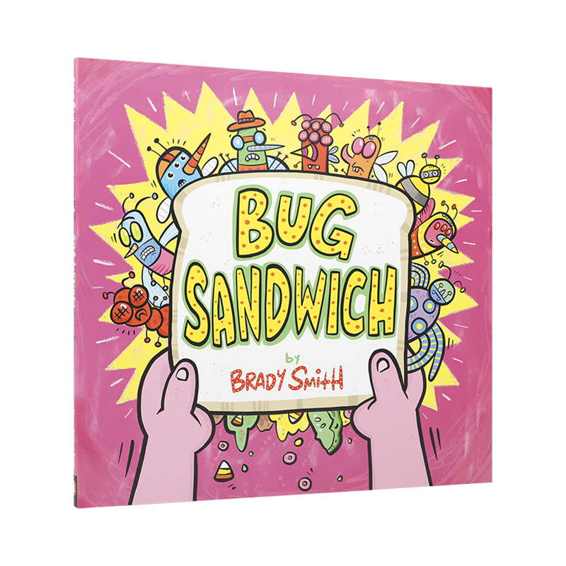 英文原版 Bug Sandwich 虫子三明治 儿童图画故事Nancy Paulsen Books 4-8岁儿童宝宝启蒙益智幽默搞笑绘本精装进口正版