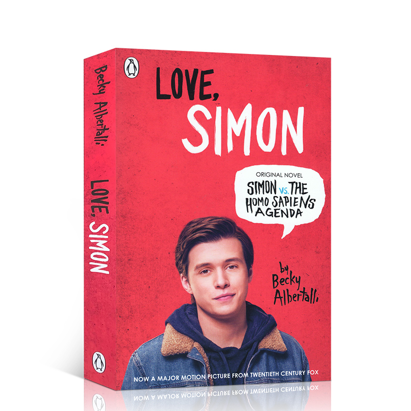 英文原版小说 Love Simon 爱你西蒙 Becky Albertalli 西蒙和他的出柜日记 情爱的初恋 同名电影原著小说 英语课外兴趣阅读读物 - 图3