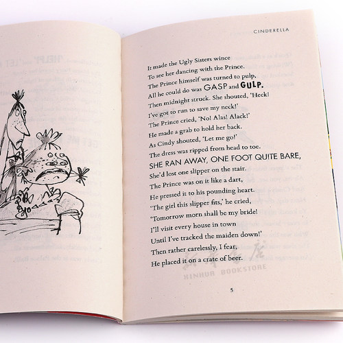 罗尔德达尔系列：恶心的童谣 Revolting Rhymes Roald Dahl小说英文原版儿童文学 童谣合集 动画短片小说 幽默搞笑 8-12岁 - 图1