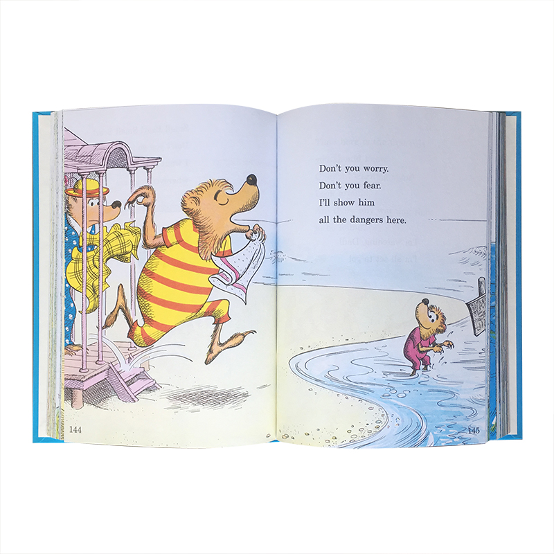 英文原版绘本The Big Book of Berenstain Bears6个故事贝贝熊合集精装Beginner Books苏斯博士儿童英语启蒙认知图画书趣味 - 图0