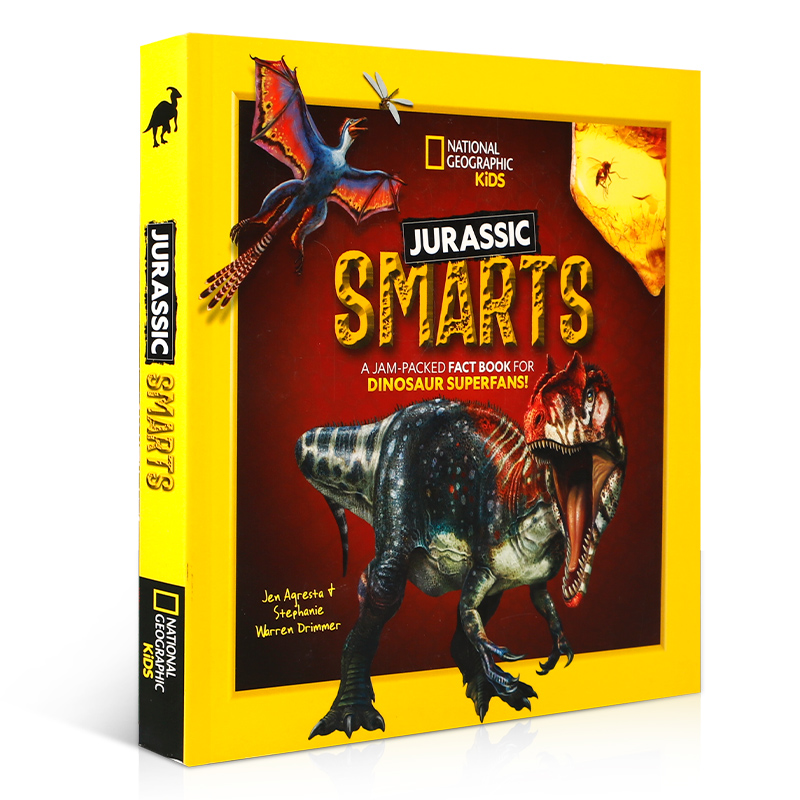 英文原版National Geographic Kids Jurassic Smarts国家地理儿童侏罗纪智慧10-14岁丰富有趣的恐龙百科 平装STEAM读物 - 图3