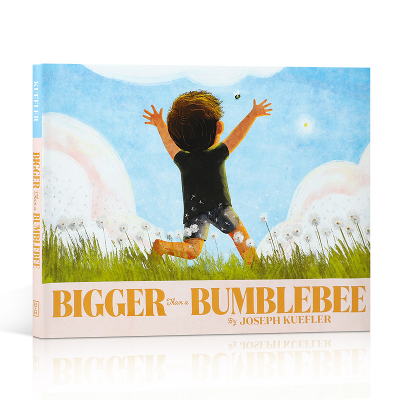 英文原版 Bigger Than a Bumblebee 比大黄蜂更大 歌颂父母对孩子的爱 4-8岁儿童宝宝温馨亲情亲子共读绘本精装