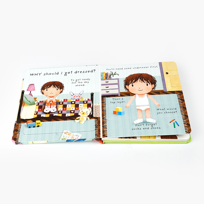 新品Usborne你问我答系列英文原版绘本Why should I get dressed?为什么我要穿上衣服? 儿童行为习惯养成科普绘本纸板翻翻书