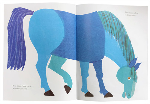 英版送音频英文原版Eric Carle棕色的熊Brown Bear What Do You See？平装儿童英语绘本张湘君推荐廖彩杏书单第25本 - 图2